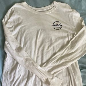 White Hollister long sleeve